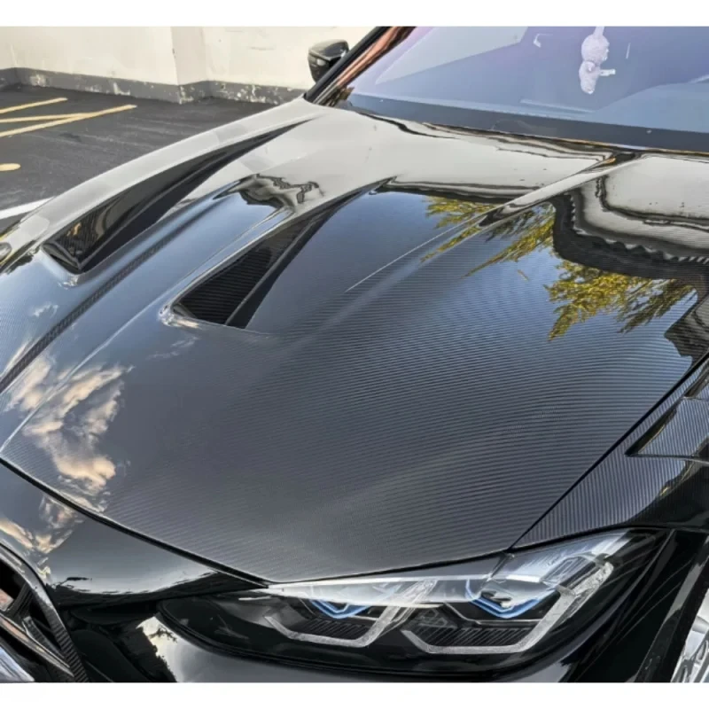 Hot Selling High Quality H Style Carbon Fiber Engine Hood Fit 4 Series G22 G23 G26 Sport Coupe Sedan Exterior Upgrade Parts