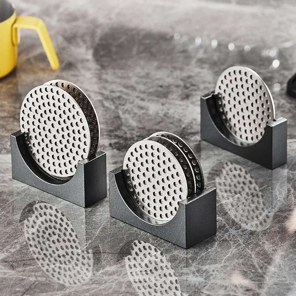 Espresso Coffee Filters Screen Holders Coffee Making Pucks Screen Bracket Aluminium Stand Racks For 51MM/54MM/58MM Puck Screen