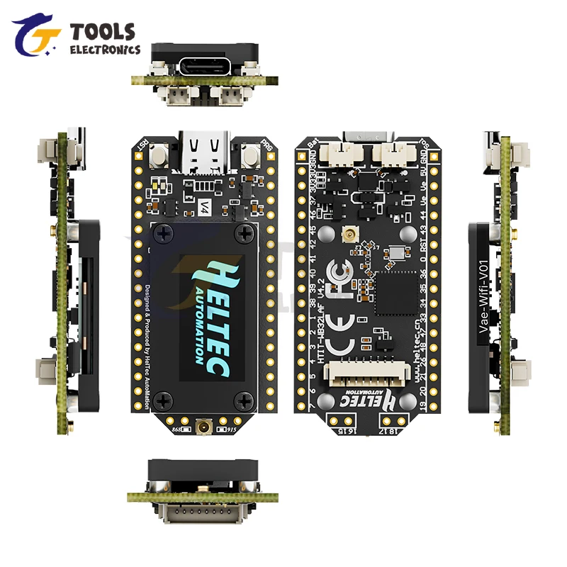 

WiFi LoRa 32 V4 Development Board with 0.96 Inch OLED - ESP32-S3R2 Chip Low Power IoT Board with Type-C Interface