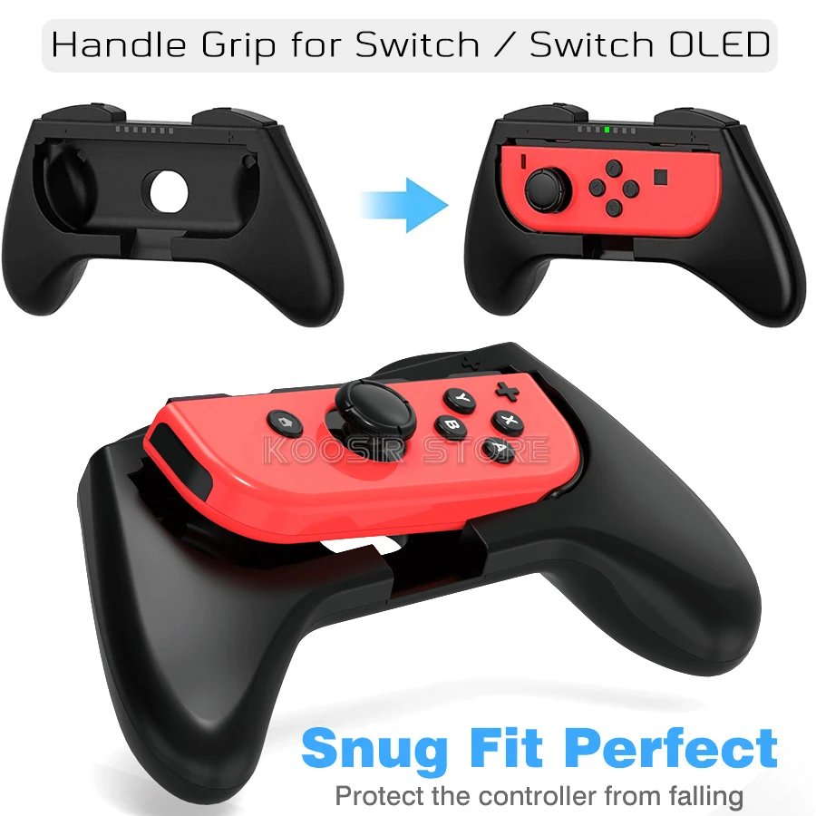 Nintend Switch Set di accessori per giochi con joy con maniglia volante da corsa e custodia in Silicone per Nintendo Switch OLED Joycon