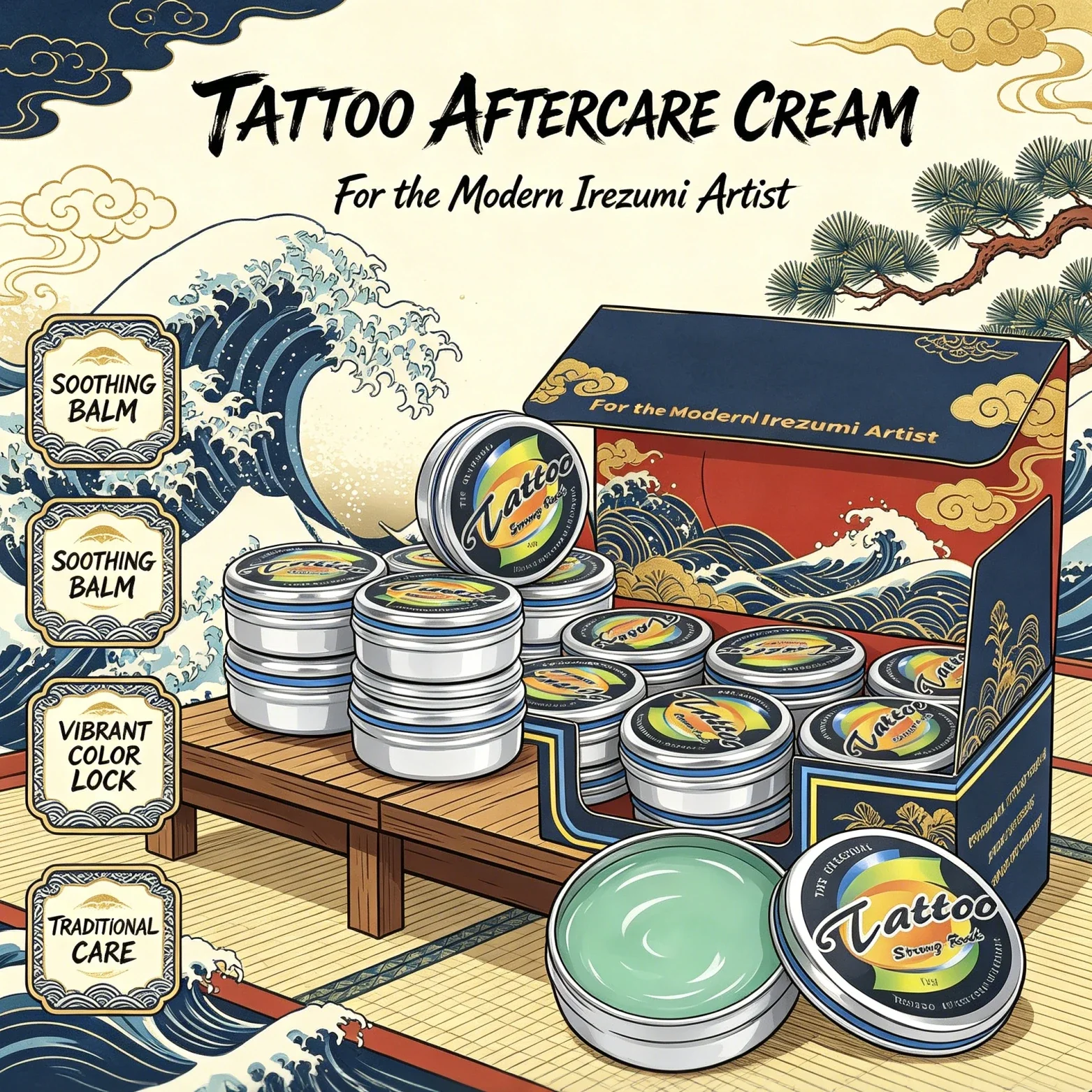 5/12/24/48pcs Tattoo Aftercare Cream Natural Care Tattoo Healing Cream Tattoo Skin Repair Recovery Ointment Tattoo Accessories