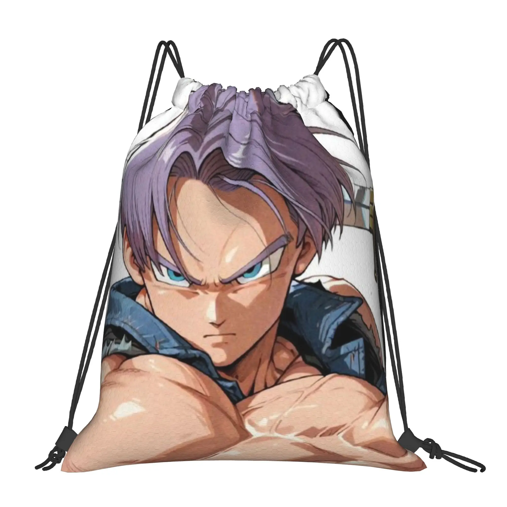 

Многофункциональный рюкзак-мешок с принтом Future Anime Sword Hero Trunks для мужчин и женщин, подростков, дорожная сумка на шнурке