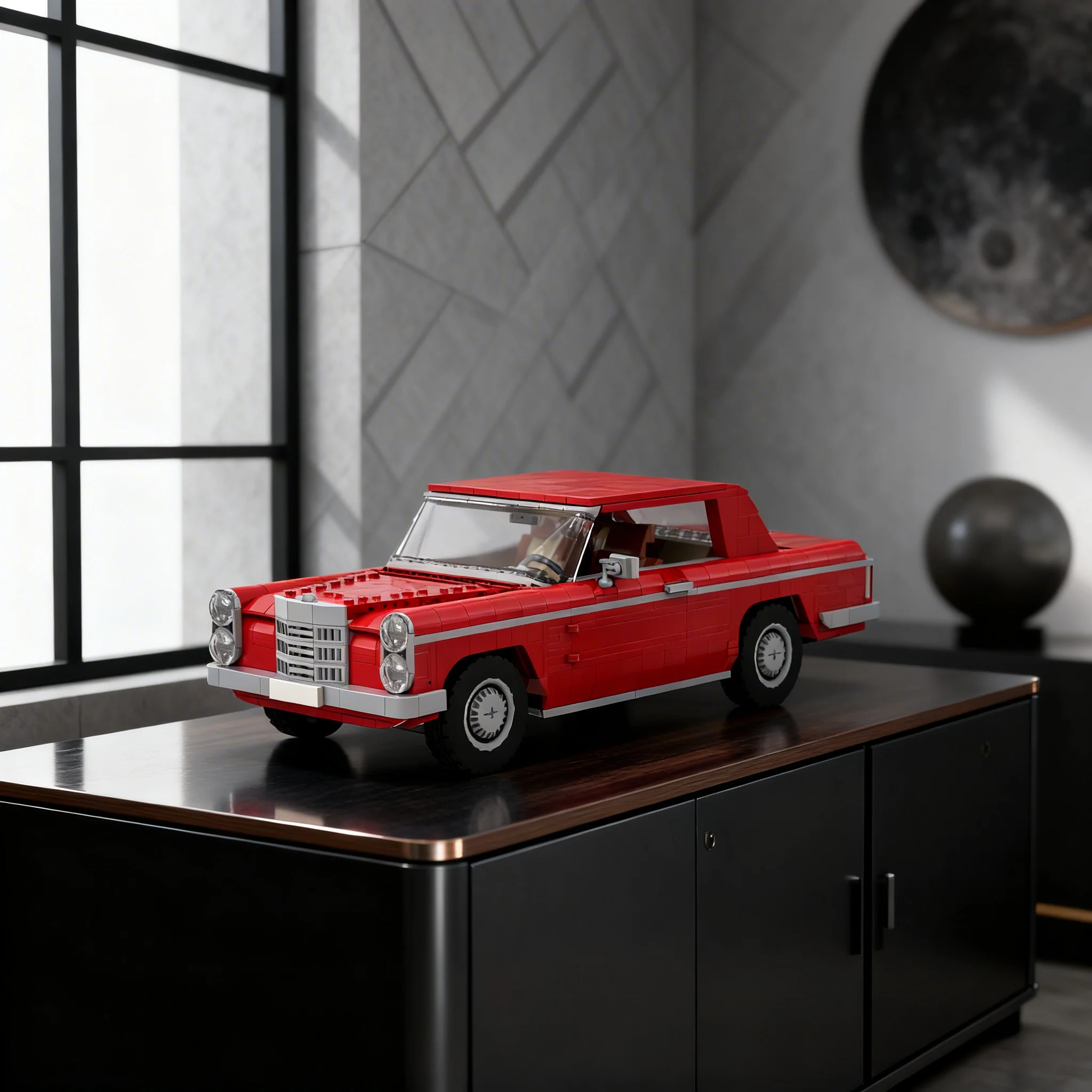 

1448pcs MOC Luxury Vehicle Coup W115 Creative Advanced Build Model Building Blocks Construction Kit Assembly Collector Toy Gift