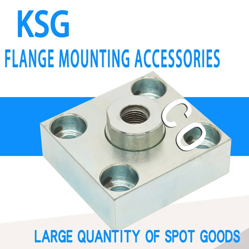 Connecting Flange Plate KSG-M10X1.25 M12X1.25 M16X1.5 KSG-M20X1.5 M27X2 Flange Mounting Accessories