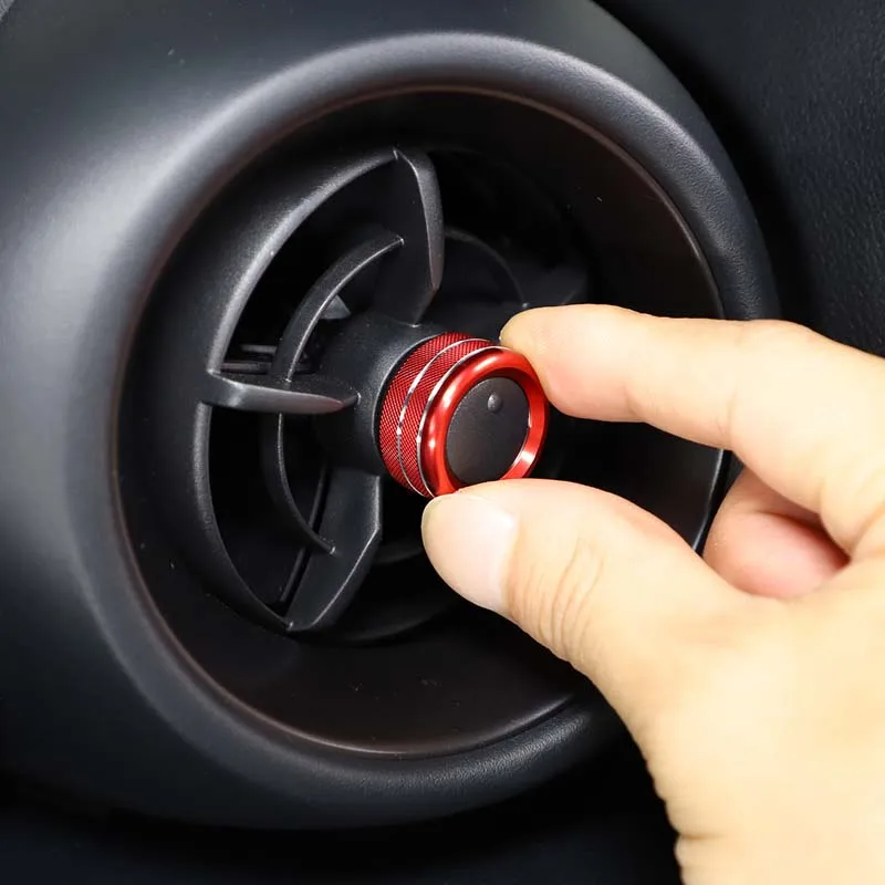 

Car Accessories For Toyota 86 /Subaru BRZ 2022-2023 Aluminum Alloy Air Condition Switch Ring Knob Decorative Cover Caps