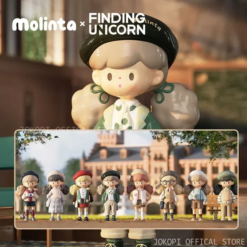 

Finding Unicorn Molinta School Time Series Blind Box Guess Bag Mystery Box Toys Doll Cute Anime Figure Ornaments Gift Collection
