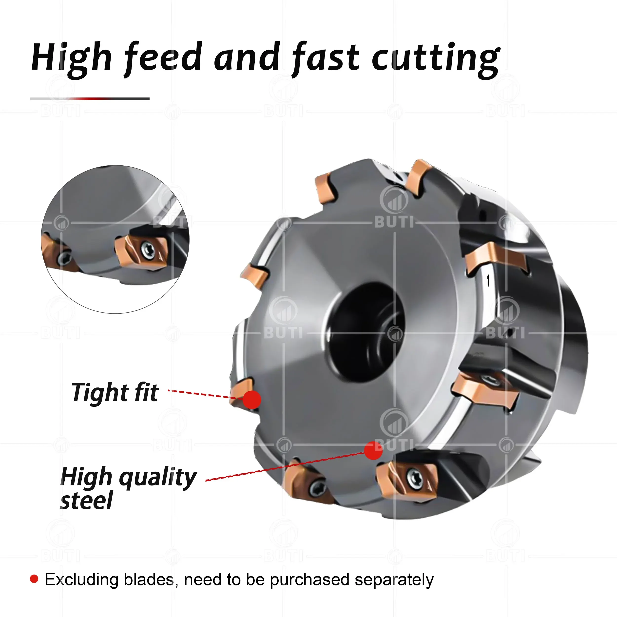 TXN03R035M160E06 100M320E12 مخرطة CNC سريع للأمام تعطي مواجهة القاطع عالية الدقة قاطعة المطحنة رئيس LNMU03 كربيد ميلين #3