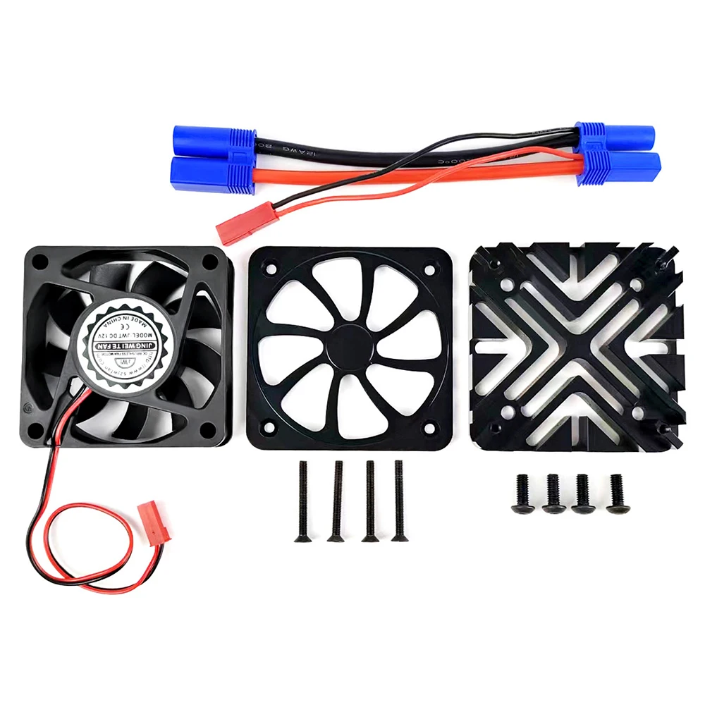 YEAHRUN-Ventilateur de refroidissement en alliage d'aluminium, pièces de mise à niveau pour camion monstre de voiture RC Kraton 8S BLX 1/5