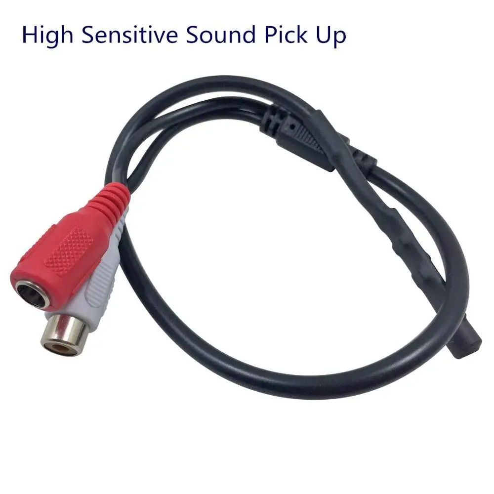 

High Sensitive CCTV Microphone Mini Microphone Sound Monitor Audio Pickup for Surveillance DVR System CCTV Recorder IP Camera