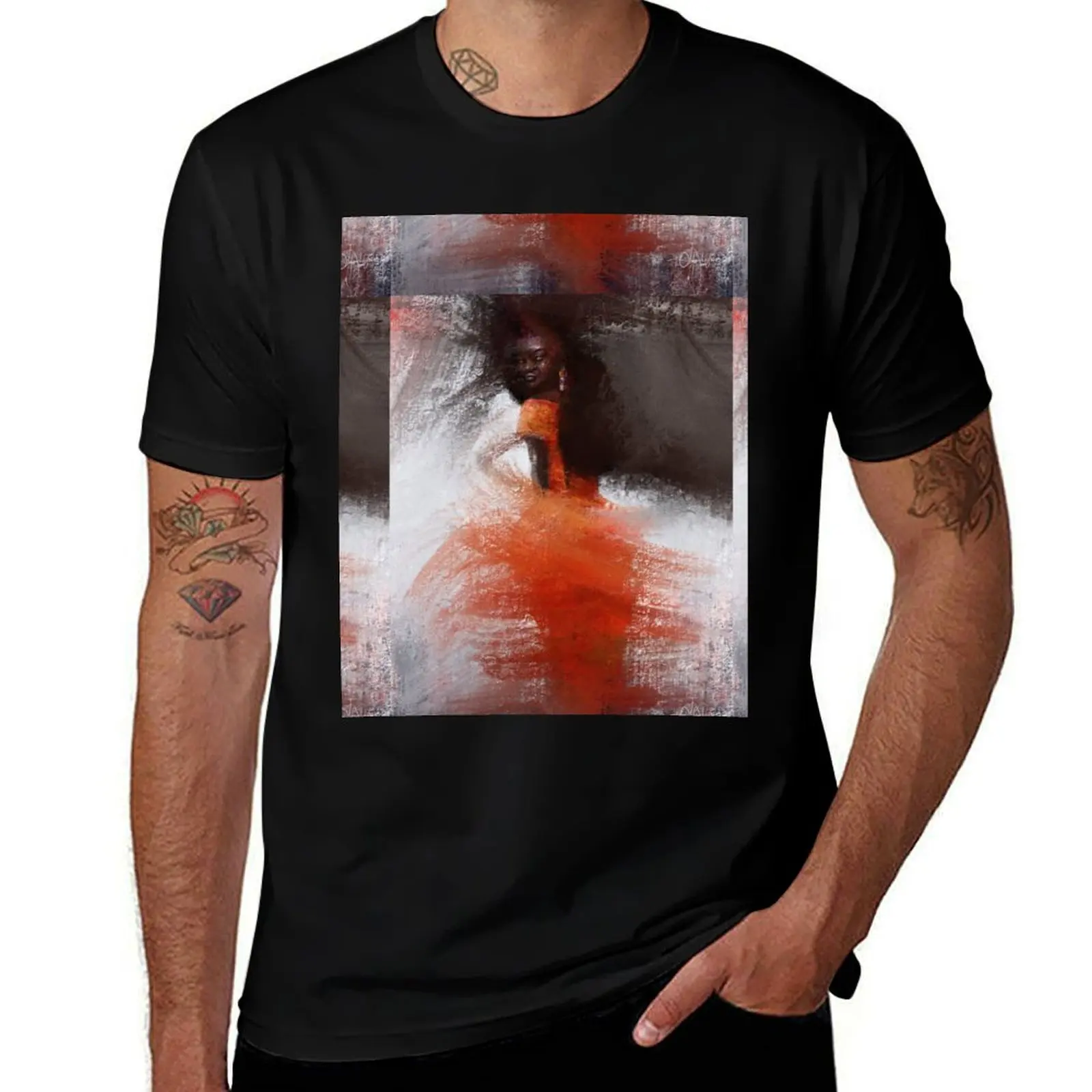 

Lady in Red T-Shirt t shirt custom print essential t shirt