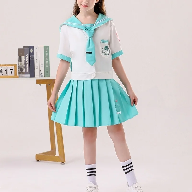 Anime Halloween costume Hatsune Sailor costume miku peripheral costume JK Japanese jk uniform pleated skirt suit College student