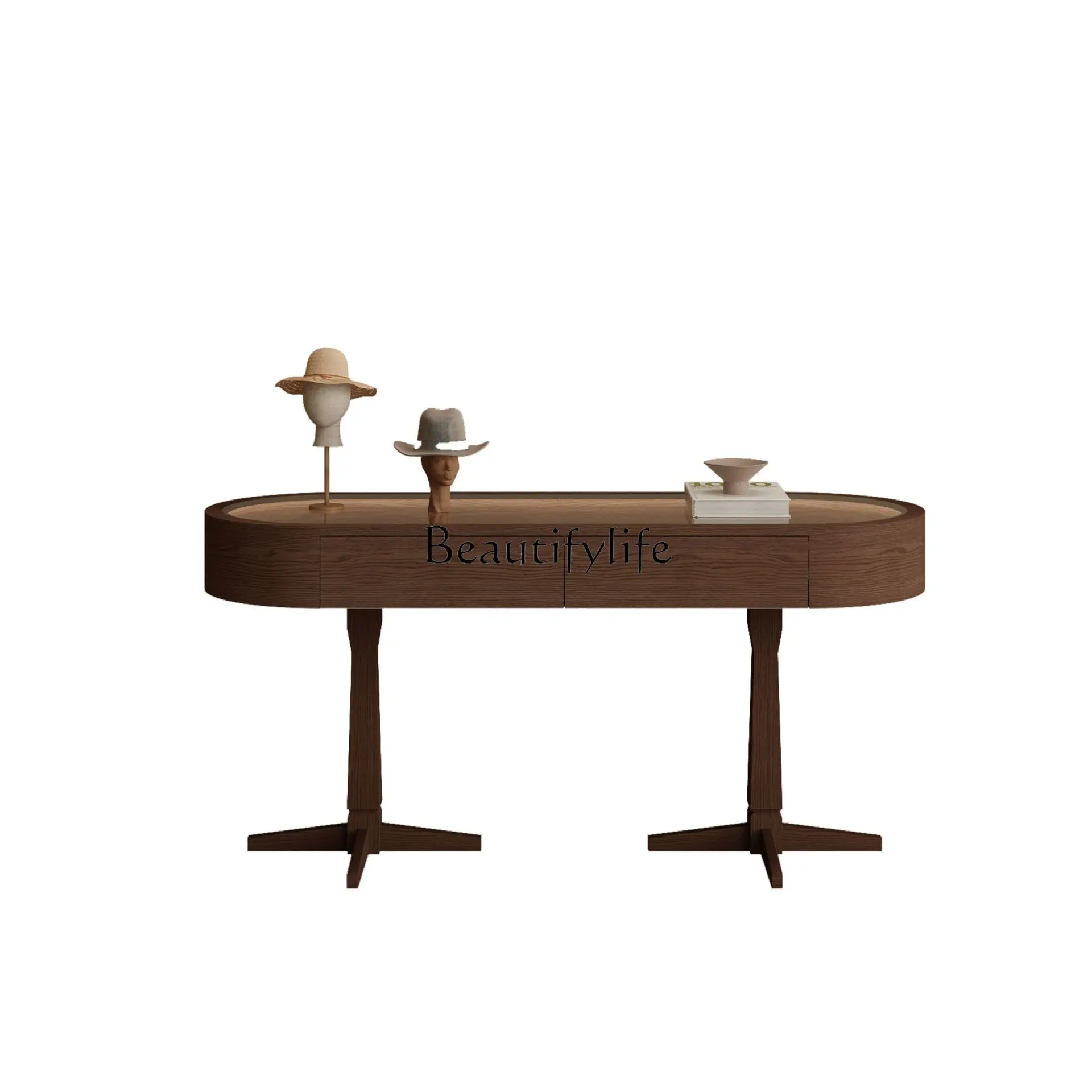 

Jewelry Cabinet Jewelry Display Fashion Retro Oval Display Nakajima Boutique Desk Designer