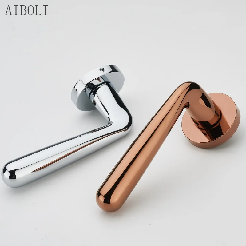 Bedroom Door Handle Indoor Wooden Door Zinc Alloy Door Lock Household Mute Split Lock Universal Home Improvement Handle Lock