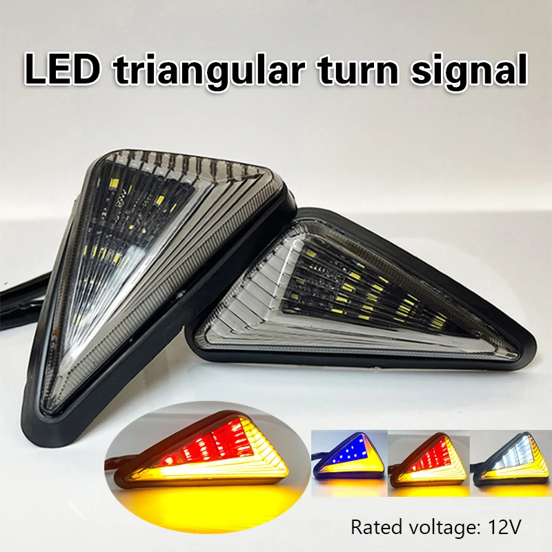 Triangle Turn Signal Running Turn Signal 12v Recessed Led Corner Light Motorcycle