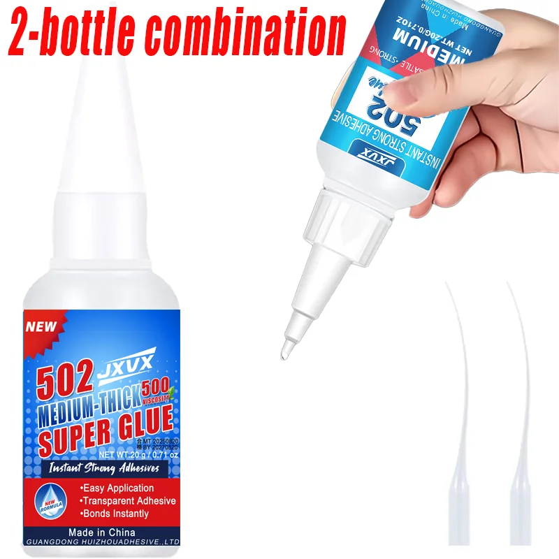 

JXVX 1-5pcs 502 Клей для быстрого высушивания акрилота для мгновенной прочности Клей для металлической древесины для резины Клей для жидкой прочности