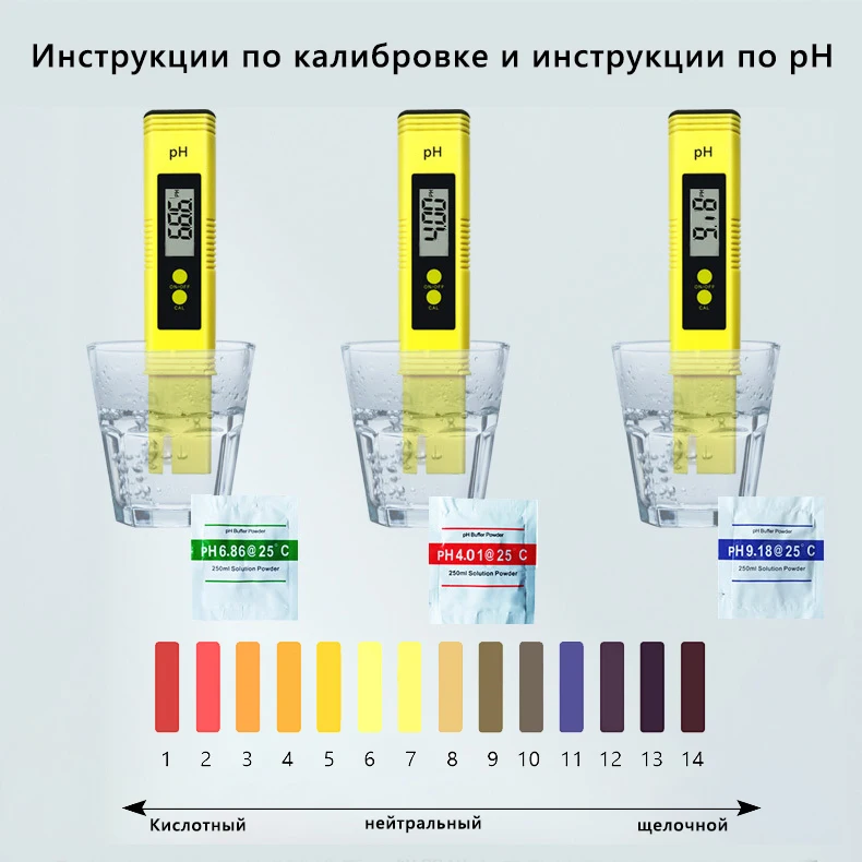 Imagem -06 - Medidor de ph Aquário Caneta Digital 0.01 ph de Medição da Qualidade da Água Calibração Automática Pureza para Laboratório Aquário Piscina