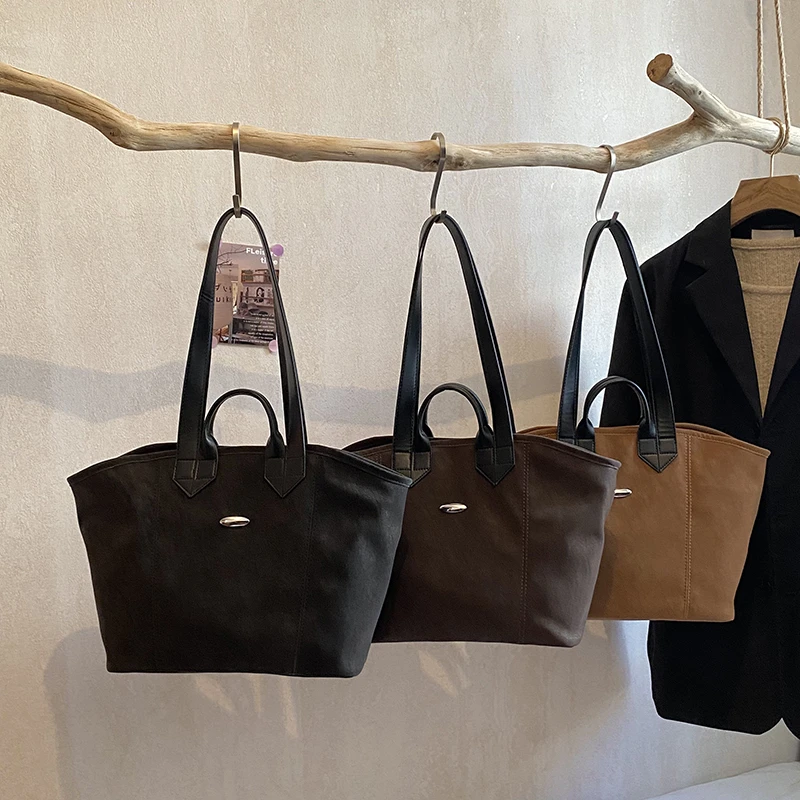 2025 الخريف/الشتاء خمر متجمد الجلد المدبوغ حمل حقيبة الحد الأدنى الكتف محفظة للنساء حقيبة يد الموضة تنوعا ركاب حقيبة #6