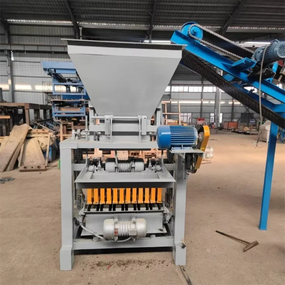 

4-35 High Efficiency Manual Hollow Interlocking Block Brick Making Machine Affordable For Construction Small Factory