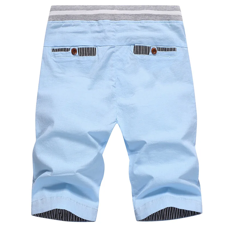 Cotton and Linen Men's Shorts, New Summer Casual Pants, Two-piece Pants, Summer Sports Thin Style, Trendy Men's Slim Fit