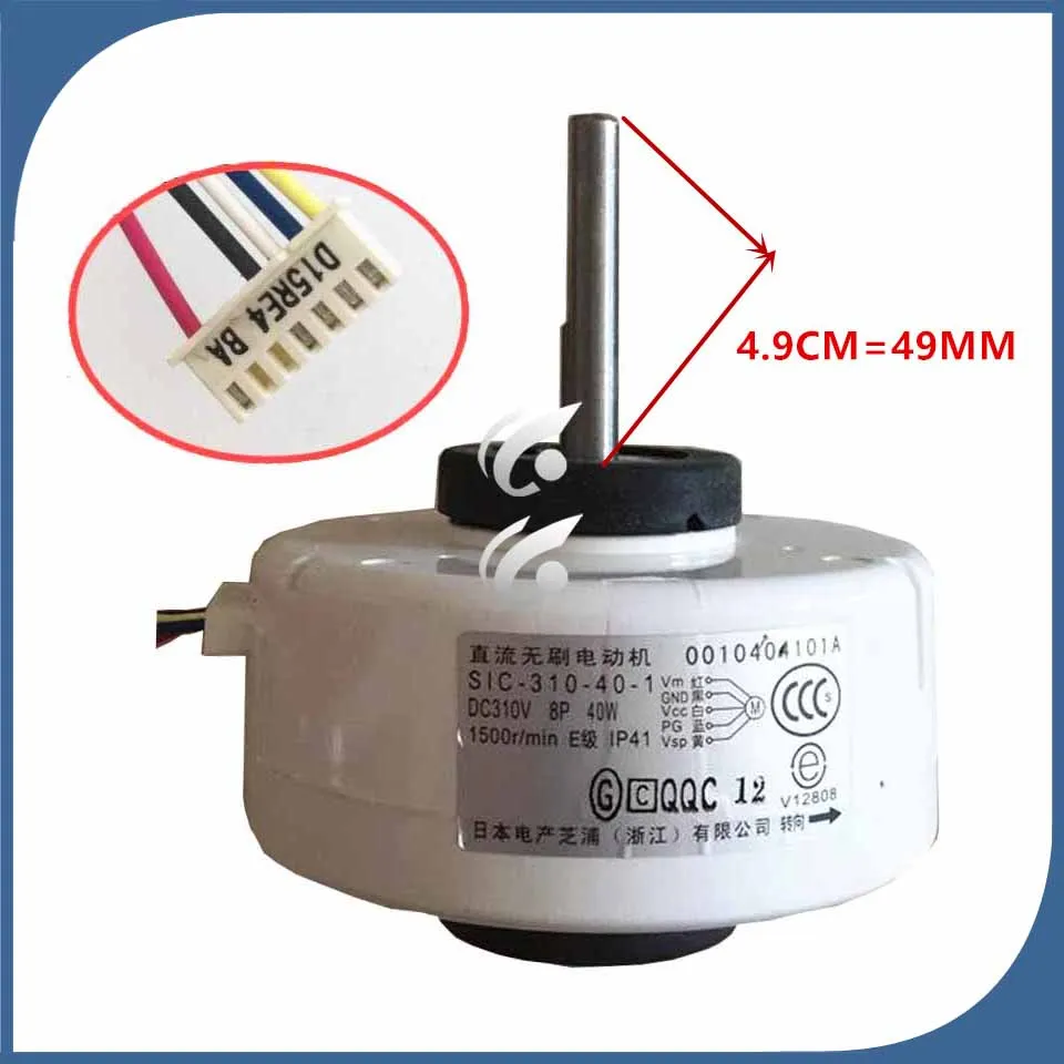 

new good working for Air conditioner Fan motor machine motor SIC-310-40-1 40W 310V 0010404101A good working