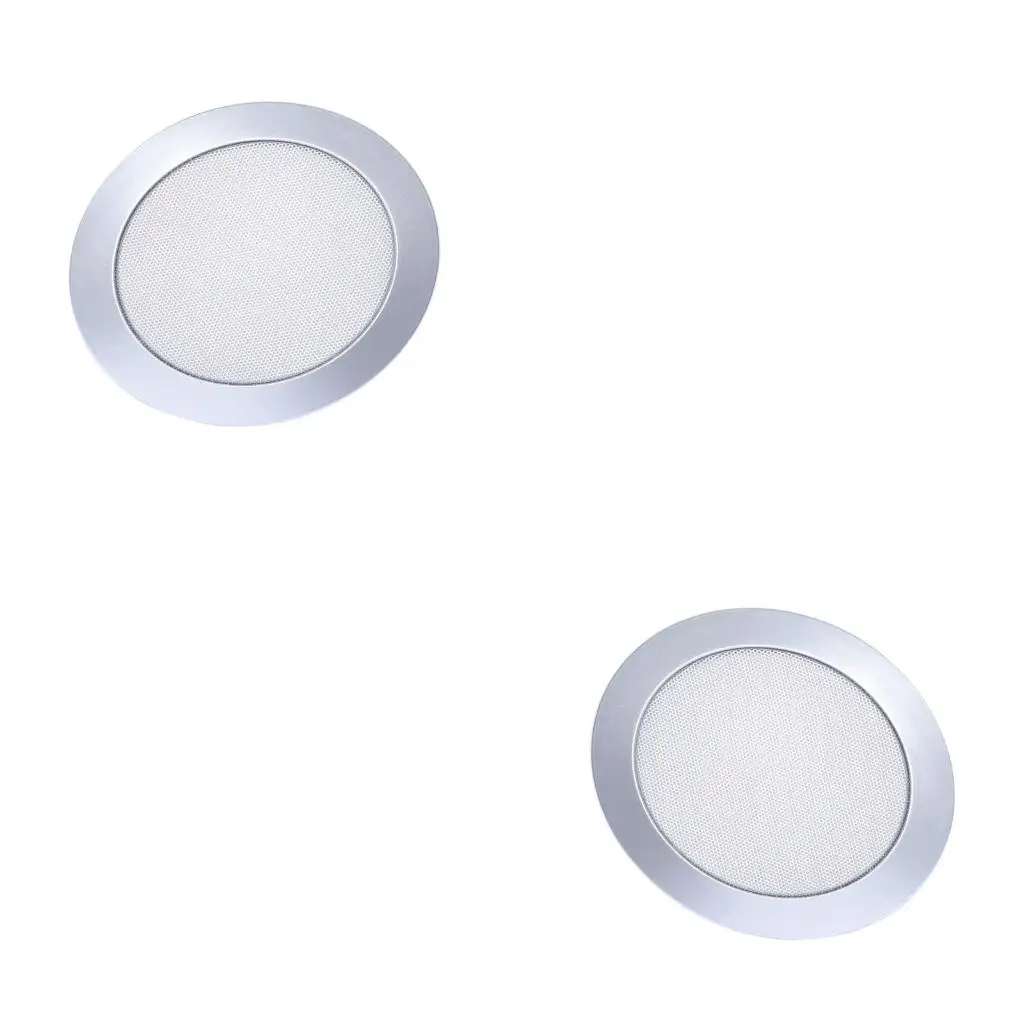 1Pc 3Inch/4Inch/5Inch Speaker Net Cover High-grade Car Home Mesh Speakers Plastic Frame Metal Iron Wire Grilles Round Horn Grill