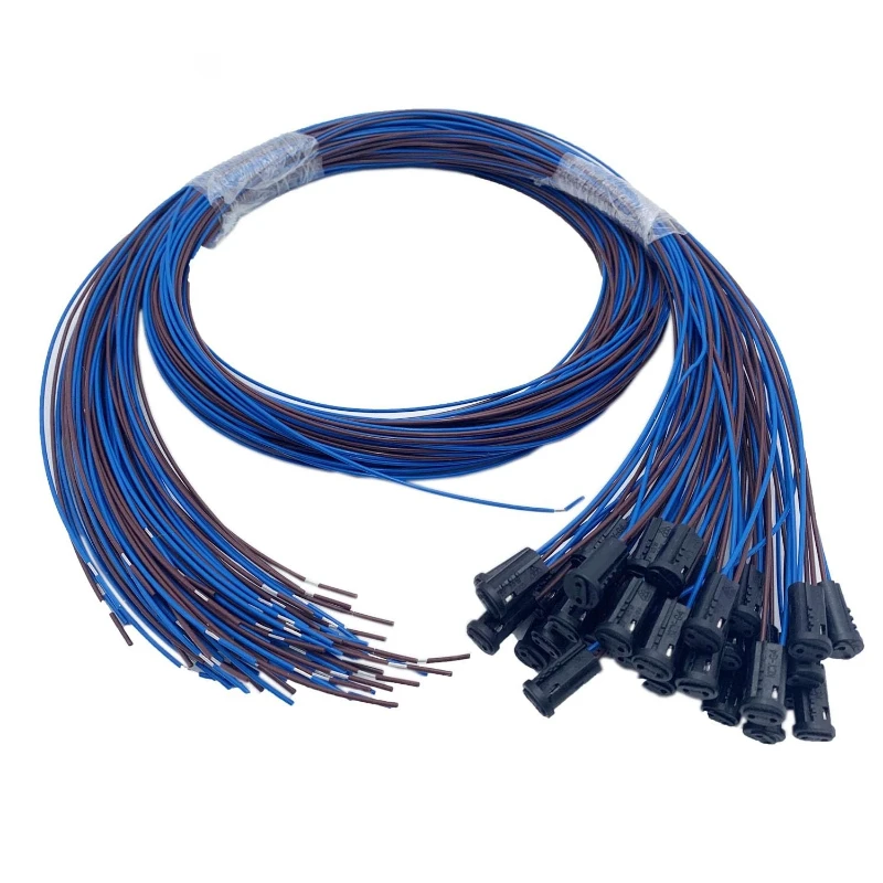 10/20/50/100 pces g4 soquete da lâmpada branco preto 12v 220v g4 suporte da lâmpada para cabeças de cristal led lâmpada halógena 10cm-50cm