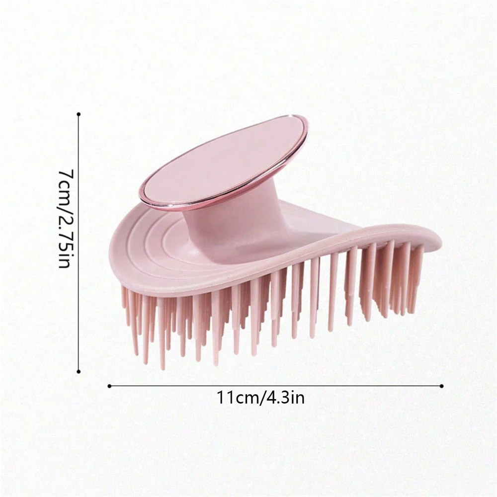 1pc Plastics Wash One's Hair Brush - Home Hair Washing Essential for Deep Cleaning & Relaxing
