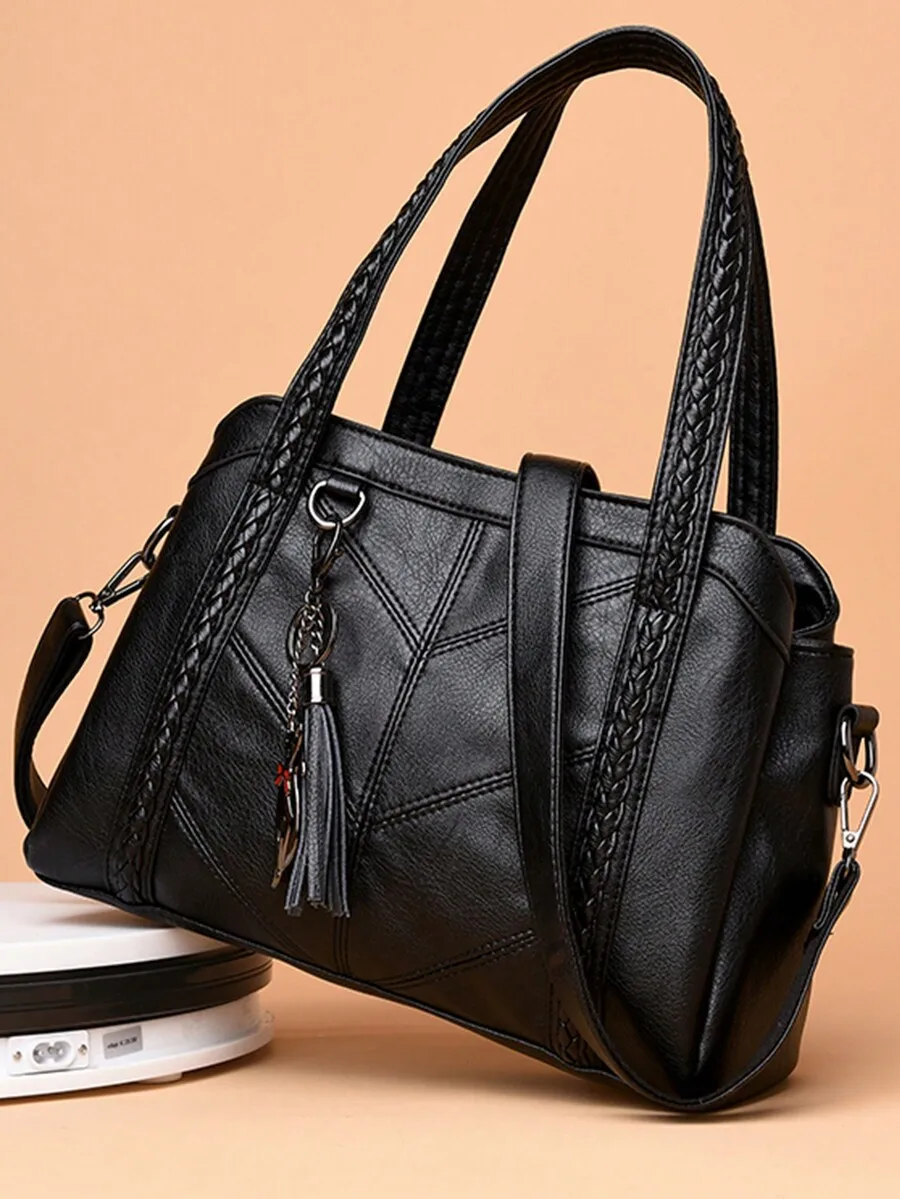

Luxury Brand Wallet And Handbag, High-Quality Genuine Leather Tote Bag, Fashion Shopping Shoulder Bag, 2024 New Ladies Tote Bag