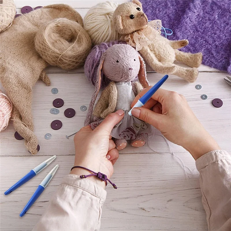 ABFS 4Pcs Needle Felting 3 Needles Tool, Pen Style Needle Felting Tool Kit With 3 Needles Wool Felt Needle Tools Kit