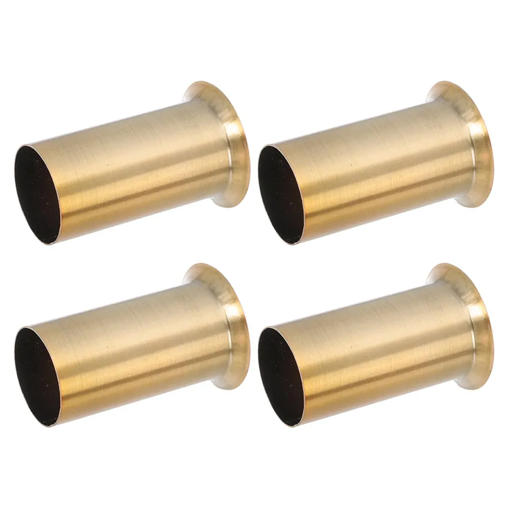 

4pcs Lamp Head Sleeves Iron C Covers Straight Tube Ch Base Sockets Replacement Accessories LED Lamps