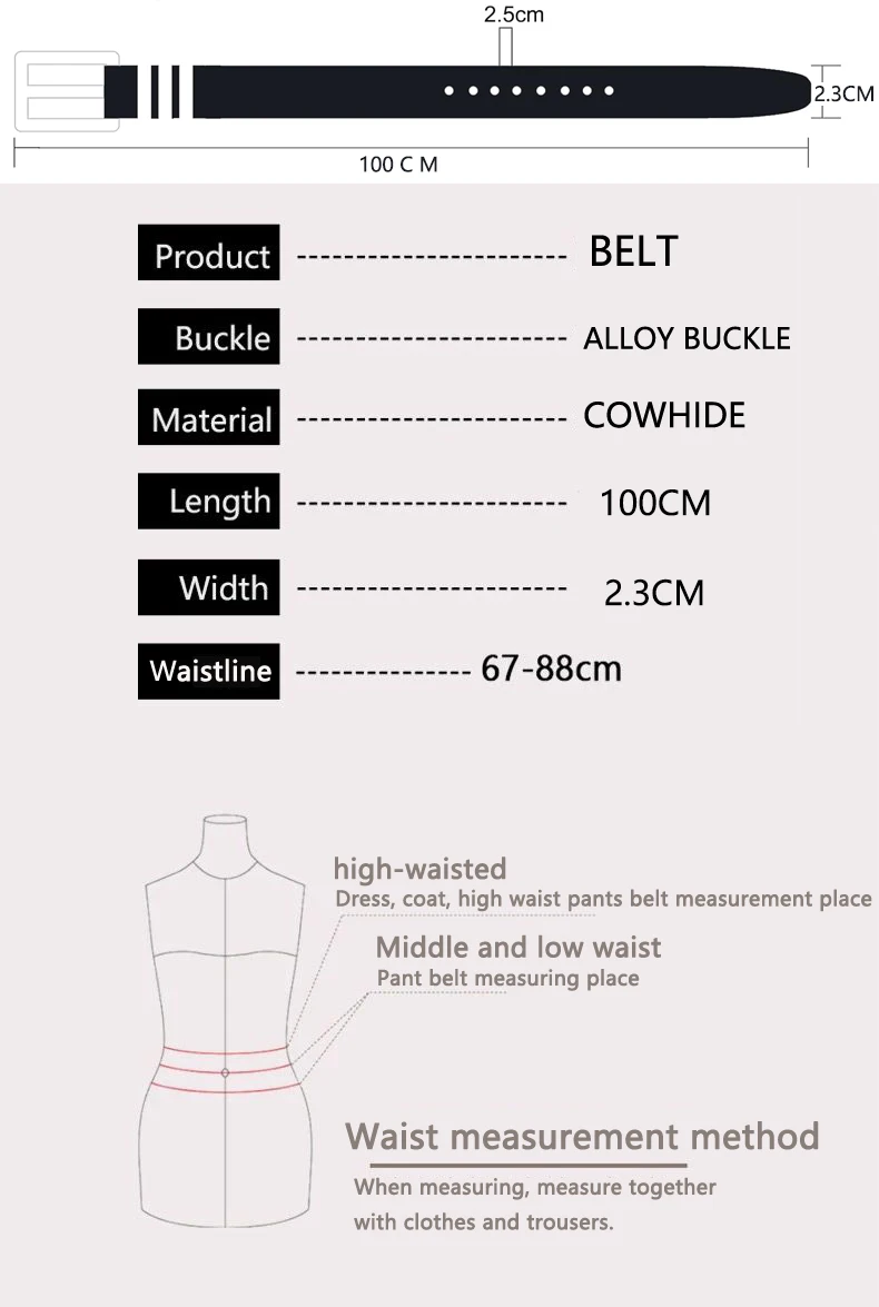 Damen Schmaler Ledergürtel Modischer Wildledergürtel Dünner Taillengürtel für Hosen mit Dornschließe – Detail 2
