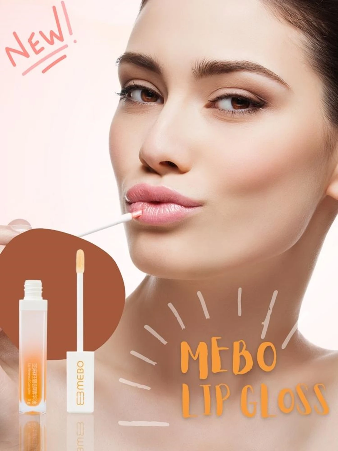 MEBO Lip Gloss Moisturizing Nourishing Plumper Lipstick Repair Balm Volume Full Sexy Fade Lines Transparent Oil Skin Care Jelly