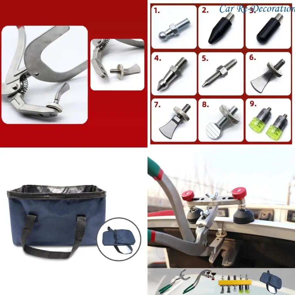 

R58D Car Dent Repair Pliers Metal Door BumperRim Edges Trim Crimpings Clip Automobile