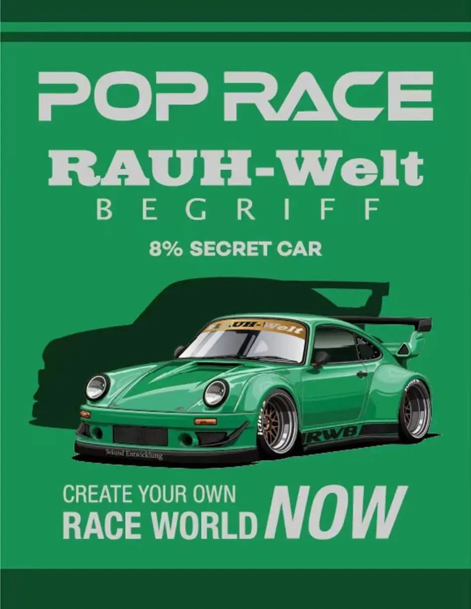 POPRACE 1:64 Porsche 930 RWB 2026 Exhibition Limited Edition Alloy
