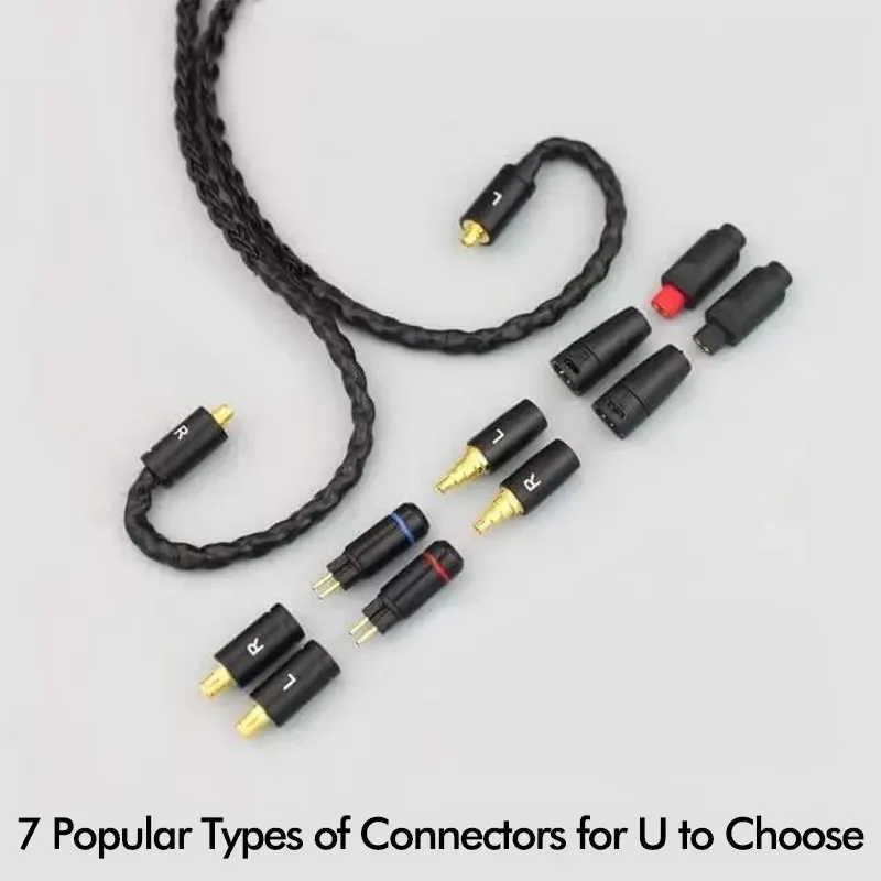 QCC5125 LDAC متعدد النقاط 500mAh بلوتوث سماعة ترقية كابل aptX التكيف ياربود MMCX 2Pin UE A2DC IE80 IM IE40PRO ث هيئة التصنيع العسكري AAC