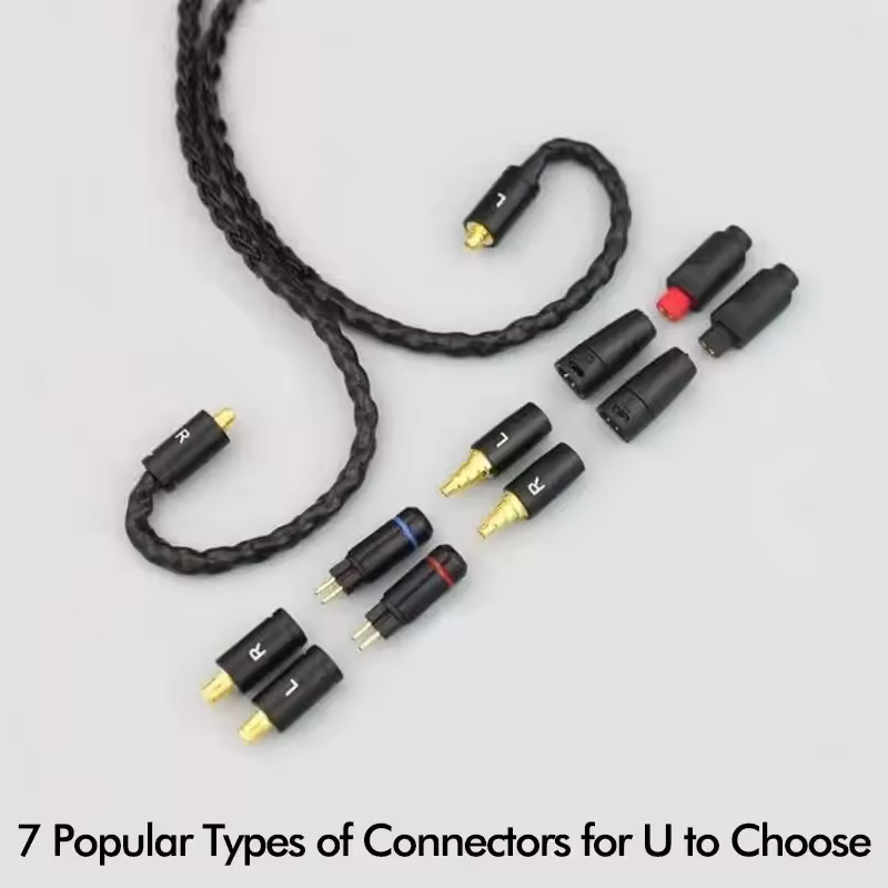 QCC5125 LDAC Multipoint 500mAh Bluetooth Earphone Upgrade Cable aptX Adaptive Earbud MMCX 2Pin UE A2DC IE80 IM IE40PRO w Mic AAC - Image 4