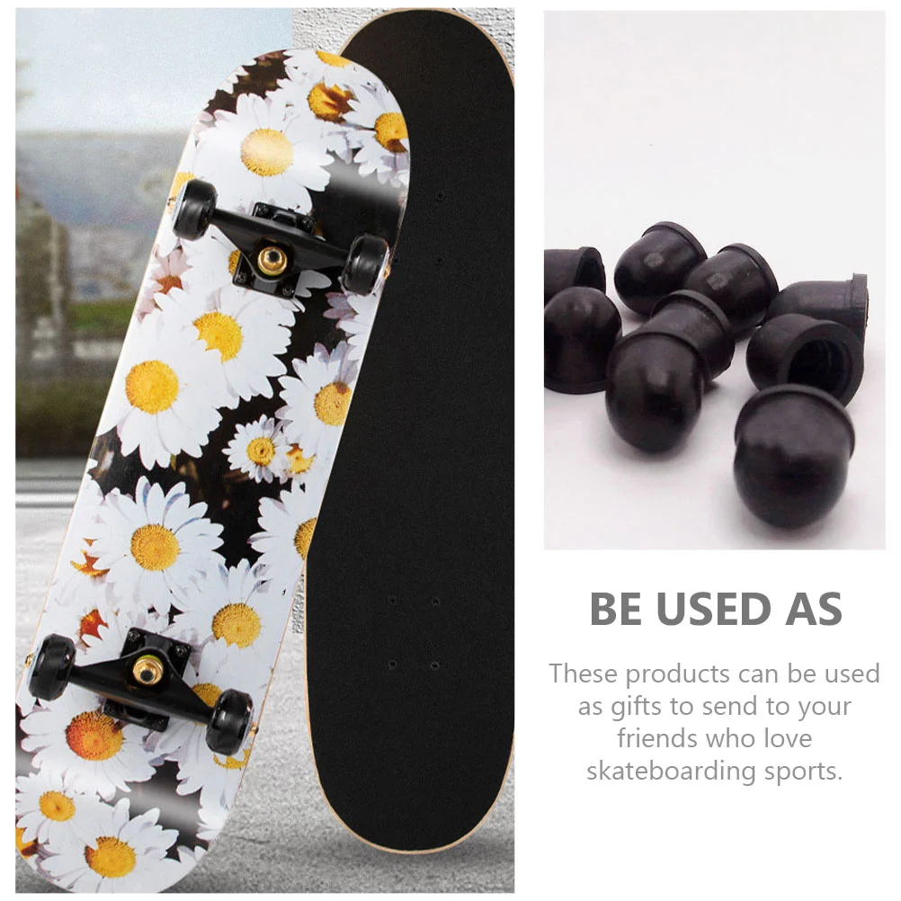 Soporte para monopatín, piezas de repuesto para camiones, almohadillas de choque para Longboard, tazas pivotantes, bujes, accesorios de Pu