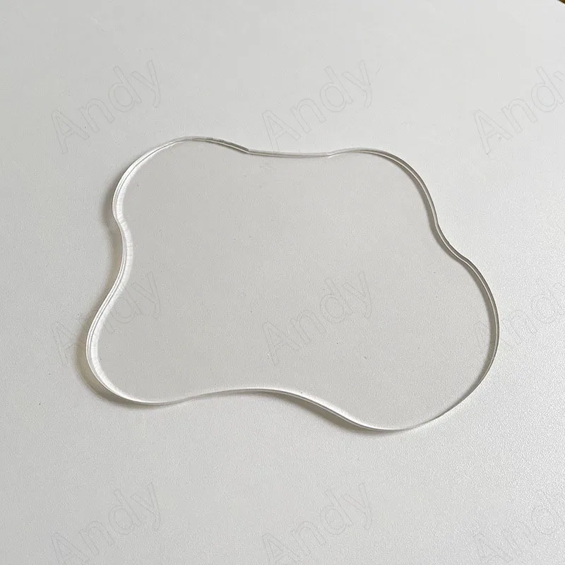 Modern Acrylic Tray Minimalist Art Bedroom Jewelry Organizer Irregular Dessert s Home Decoration Desktop Storage