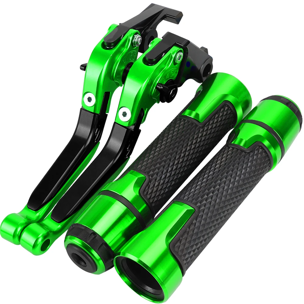 

ZX10R Motorcycle Accessories Brake Clutch Levers Handlebar Handle bar Hand Grips Ends FOR KAWASAKI ZX10R ZX-10R 2006-2015