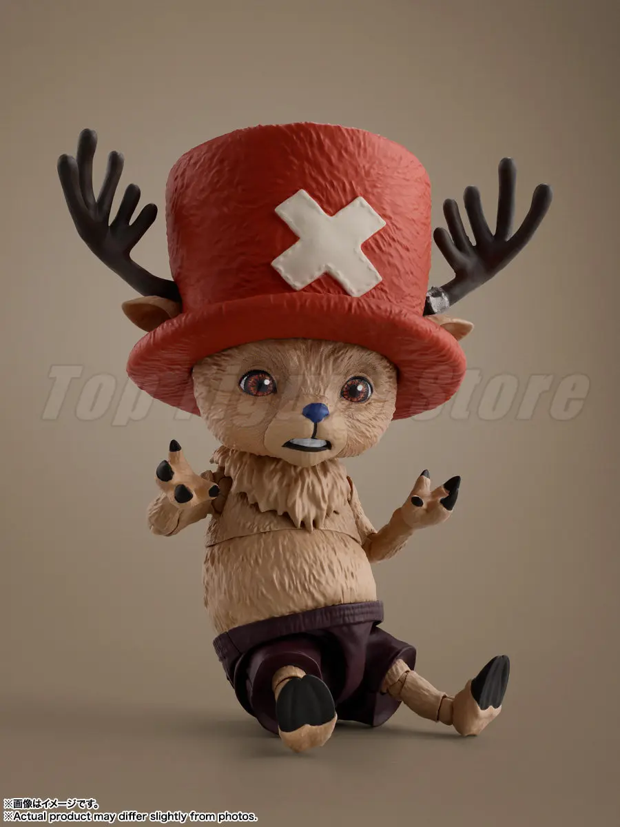 Bandai Genuine SHF NETFLIX ONE PIECE Tony Tony Chopper Anime Action Figure Collectible Joint Mobility Model Toys Ornaments Gift