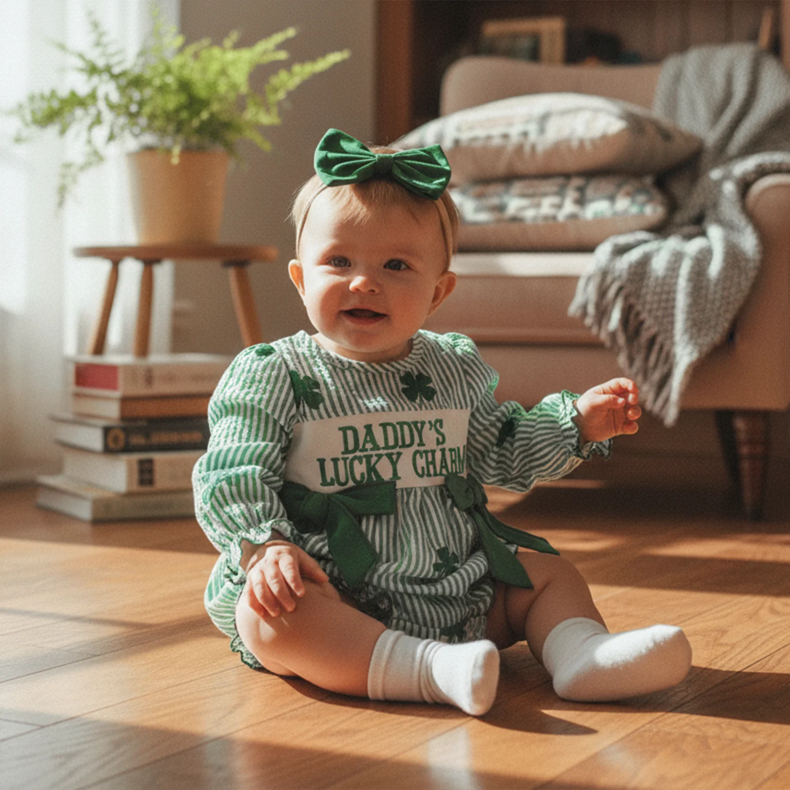

Baby Girl Christmas Outfit Peter Pan Collar Plaid Romper Newborn Thanksgiving Outfits Infant Halloween Clothes