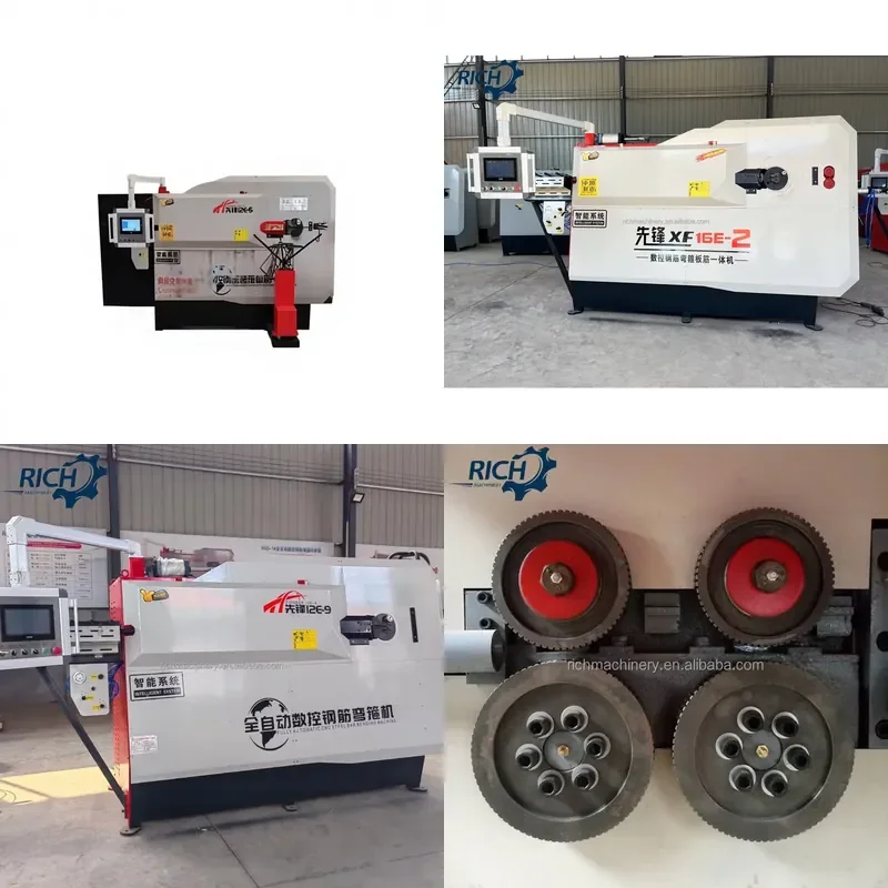 [2026] Rich Automatic CNC Spring Ring Bender Rebar Stirrup Making Machine 42KW Motor 2500kg Weight New Condition Engine Core