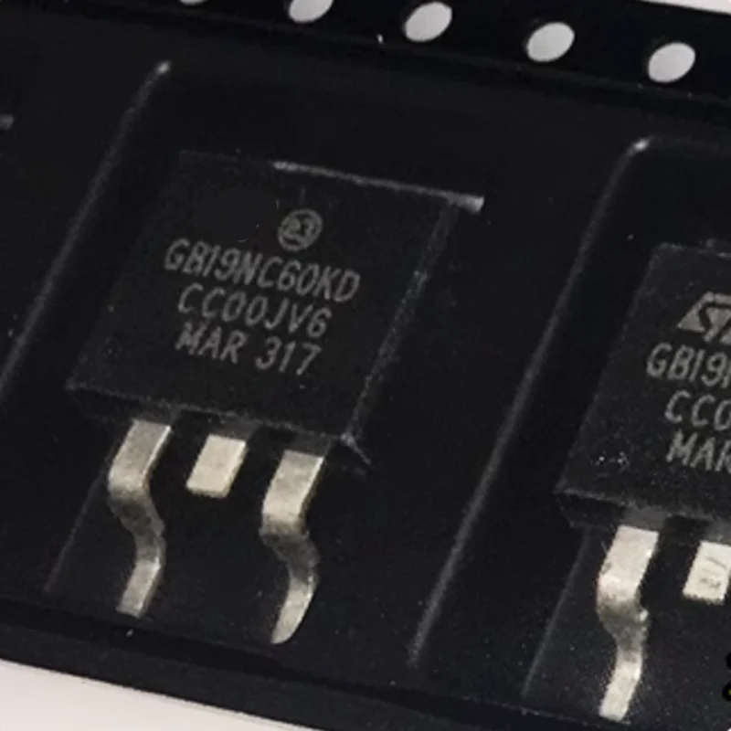 5PCS-20PCS STGB19NC60KDT4 TO263  GB19NC60KD 600V/35A high-performance short-circuit resistant IGBT