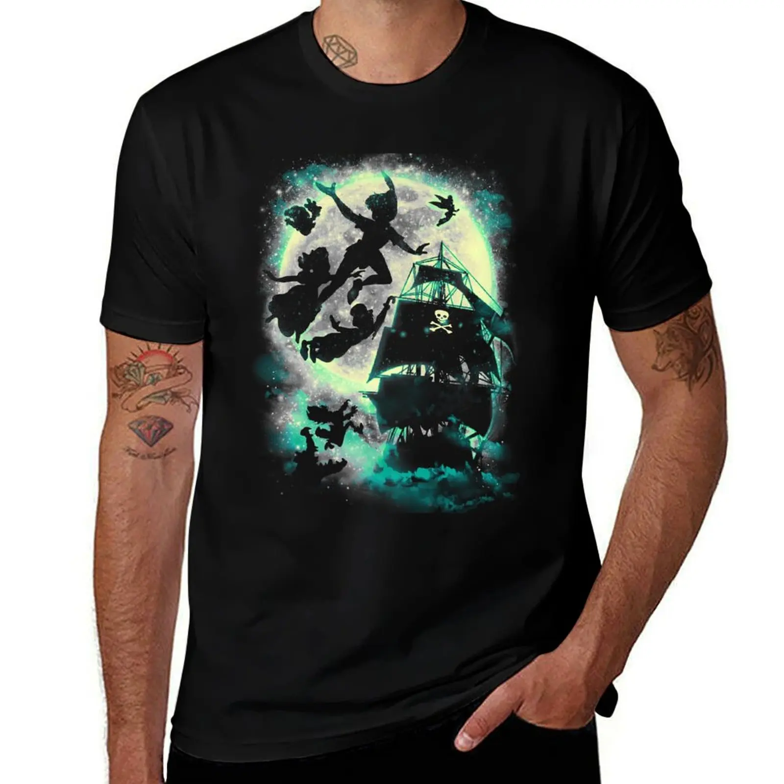 

Take me to Neverland T-Shirt Minimalist Graphic Tee Shirt