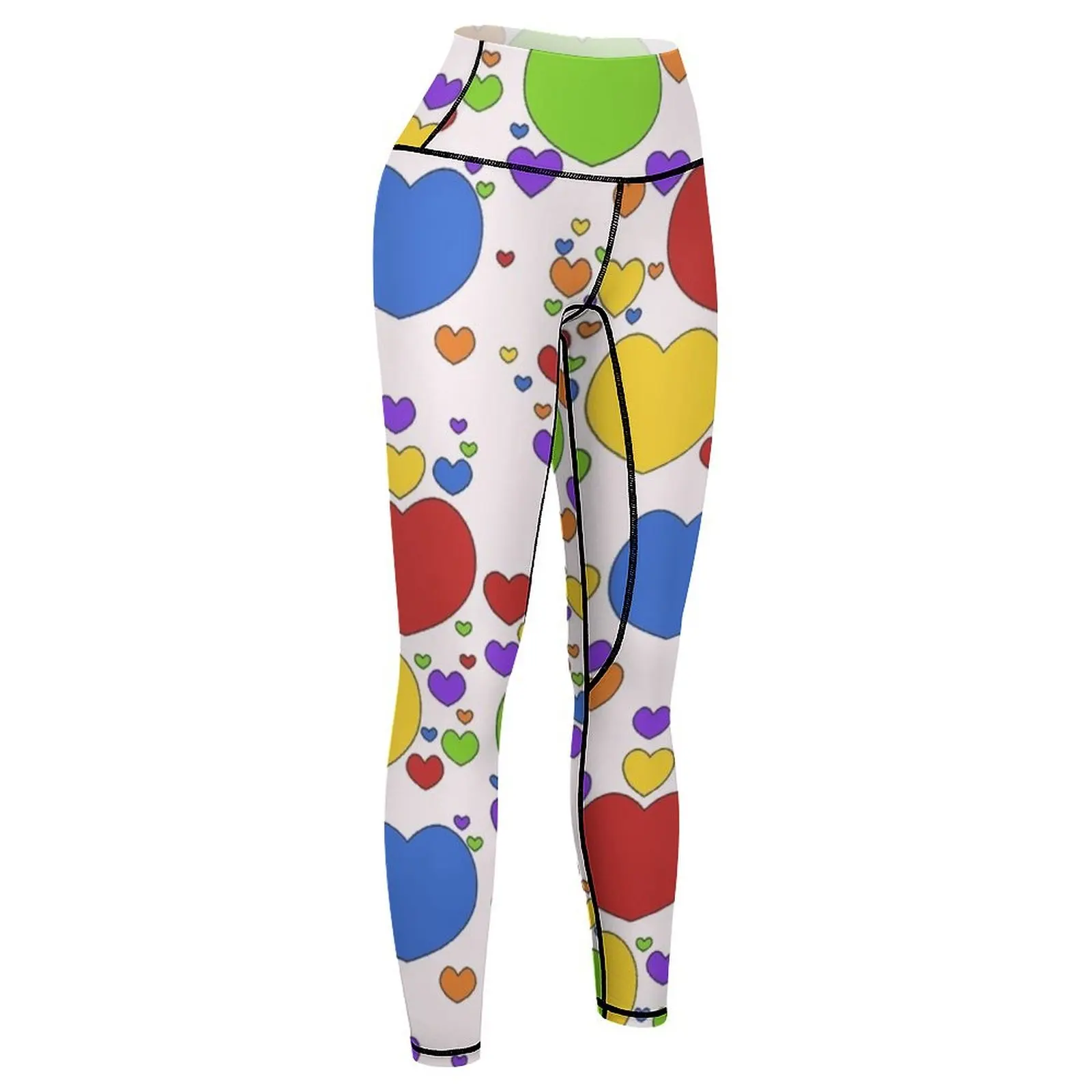 Rainbow Hearts Leggings Women's tights Women sports Womens Leggings