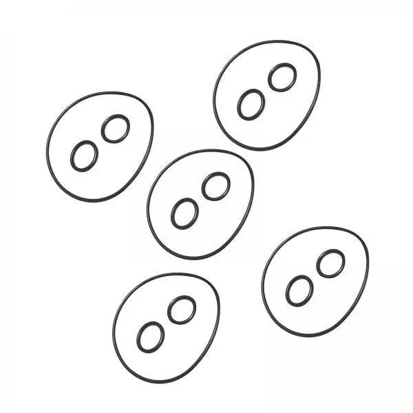 

5 шт. черных уплотнительных колец для крышек и штоков клапанов, запасные части для оборудования для бассейнов