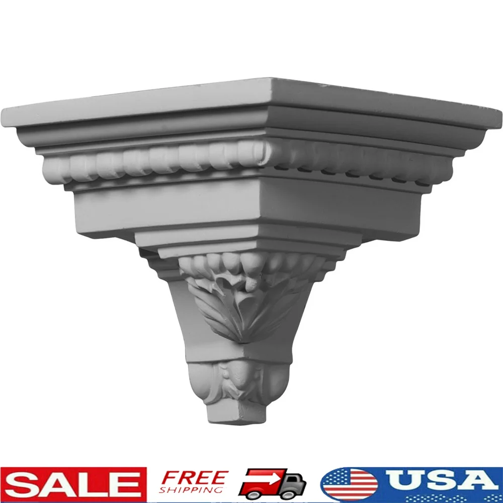 

5 1/4-дюймовый угловой формовочный лист Активаса, простая установка, сделай сам, безупречная коронка, литье, заводская грунтованная живопись