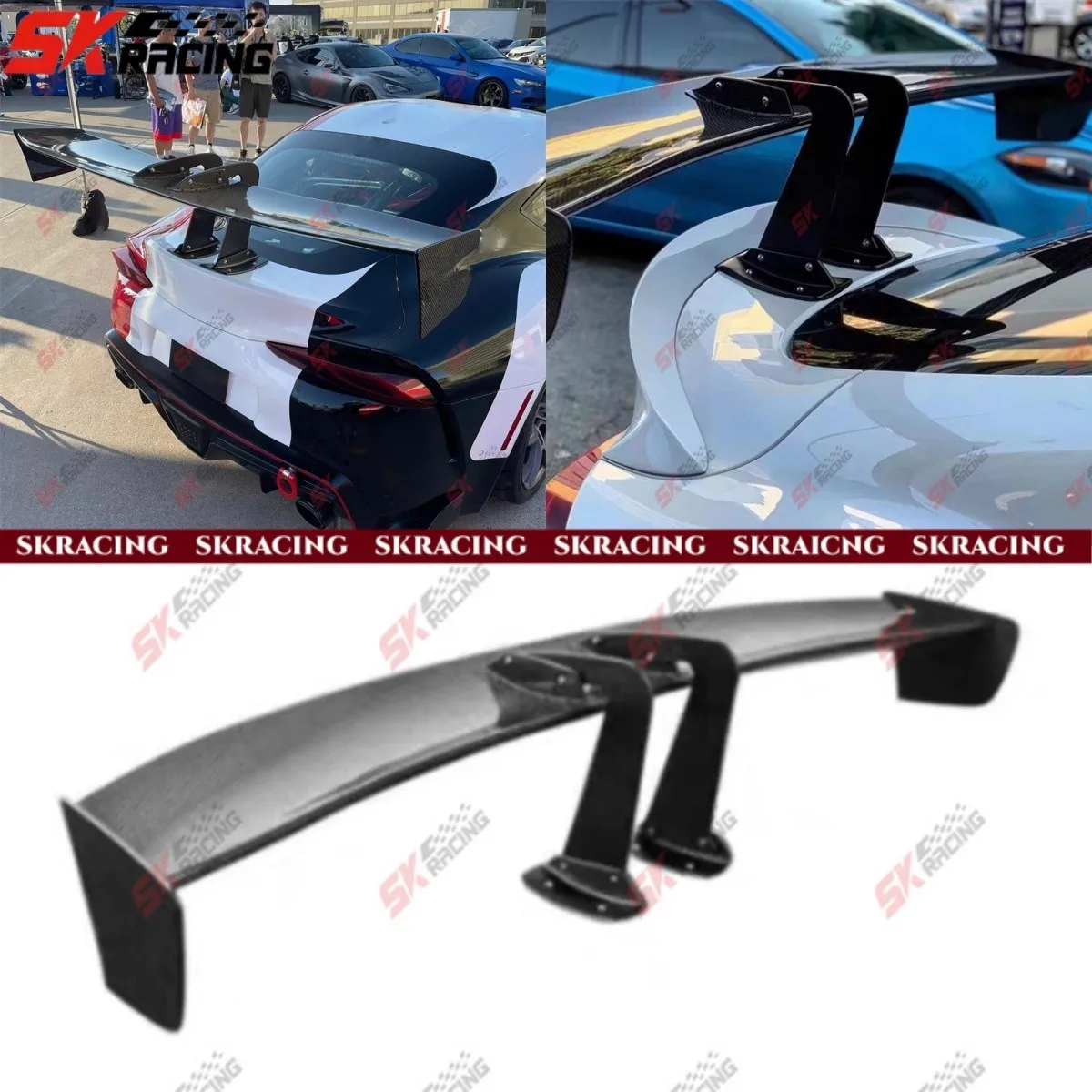 

Для Toyota GR Supra A90A91 20-25 углеродное волокно/кованое/неокрашенное заднее спойлерное крыло