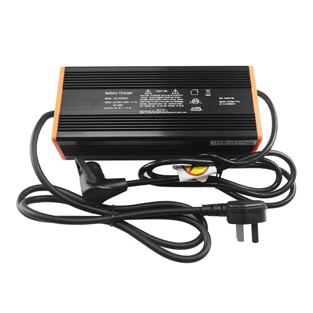 

Lithium Battery Charger 24V 8A for NOBLIFT EDGE PTE15N Electric Pallet Jack Truck, IP67 Waterproof Durable Fast Charge