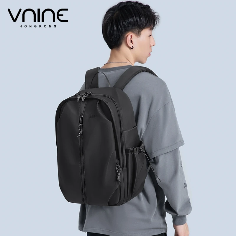 VNINE backpack, female high school student backpack, student travel backpack, 15.6-inch computer bag, male